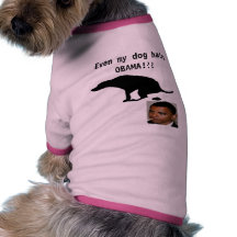 Même mon chien déteste OBAMA ! ! ! Manteaux Pour Toutous