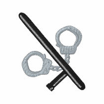 Menottes polos brodés