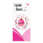 Menu chic de dessert de pâtisserie "de ciel de pet cartes doubles customisables