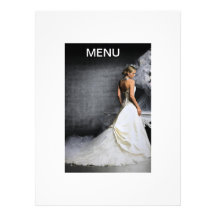 MENU DE MARIAGE INVITATIONS