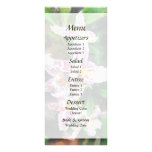 Menu élégant d'orchidées de Feallara… Motif Pour Double Carte