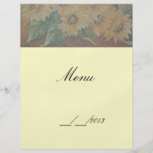menu tract personnalisé