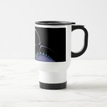 Mer profonde II · Art de fractale · Bleu Tasse