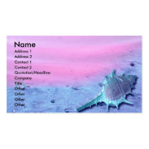 Mer Shell Carte De Visite