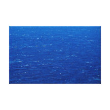 Mer soucieuse impression sur toile
