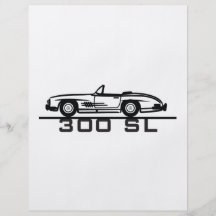 Mercedes 300 SL Cabrio Prospectus Customisé