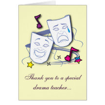 Merci à mon professeur de drame : Jeu Carte