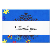 Merci d'autisme faire-parts