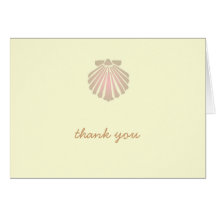 Merci de 311-Sweet Shell Ecru Carte De Vœux