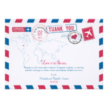 Merci de mariage de la poste aérienne de l'Ohio Invitations