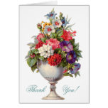 Merci floral de ~ de décor carte de vœux
