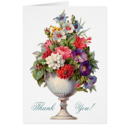 Merci floral de ~ de décor carte de vœux