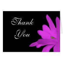 Merci floral rose carte