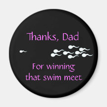 Merci, papa… pour gagner ce rassemblement de bain magnets