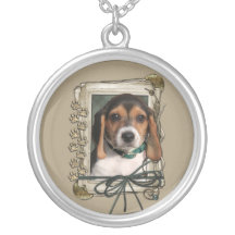 Merci - pattes en pierre - chiot de beagle bijouterie