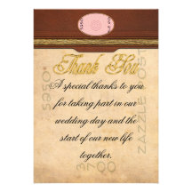 Merci - portrait invitations