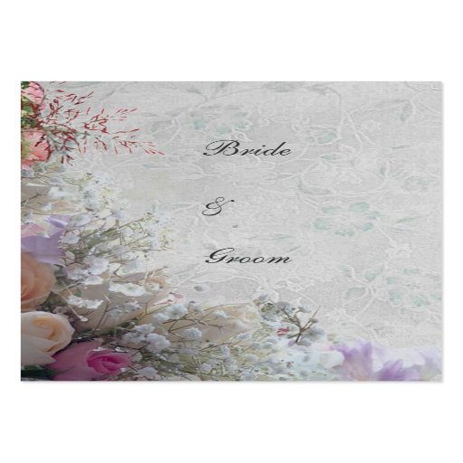 Merci rêveur blanc de mariage cartes de visite professionnelles