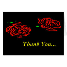 Merci rose… Carte