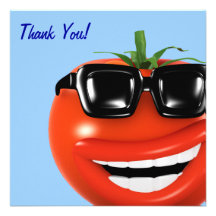 Merci ! Tomate fraîche merci Bristol Personnalisé