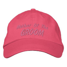 Mère du marié casquettes brodées