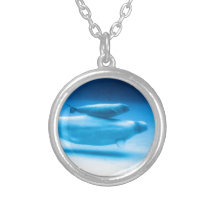 Mère et bébé de beluga pendentifs