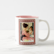 Mère et enfant mugs à café