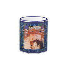 Mère et enfant par Klimt Tasse À Café