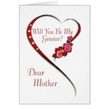 Mère, invitation de tourbillonnement de Greeter de Carte