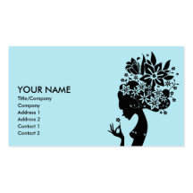 mère nature cartes de visite professionnelles