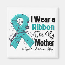 Mère - ruban de Cancer ovarien Magnets Pour Réfrigérateur