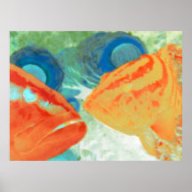 Mérous - orange posters