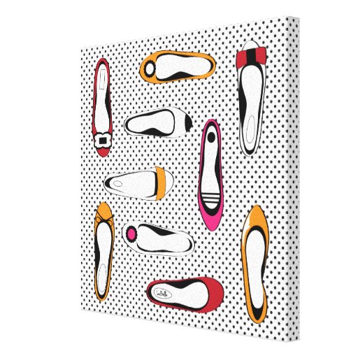 Mes chaussures lumineuses ont enveloppé la toile impression sur toile