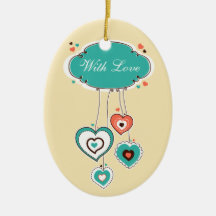 Mes coeurs de Valentine Décorations De Noël
