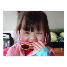 mes enfants carte postale