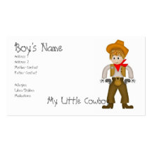 Mes petites cartes de maman de cowboy cartes de visite professionnelles