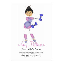 Mes peu de cartes de maman d'instructeur de santé  modèles de cartes de visite