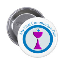Mes premiers cadeaux de sainte communion badges avec agrafe