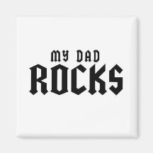 Mes roches de papa aimant pour réfrigérateur