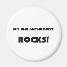 MES ROCHES de philanthrope ! Aimants Pour Réfrigérateur