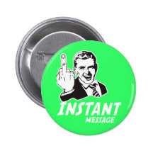 MESSAGE INSTANTANÉ BADGE AVEC ÉPINGLE