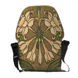 Messager floral vintage de motif de jonquille sacoches