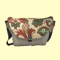 Messager floral vintage unique Fourre-tout de tiss sacs messenger
