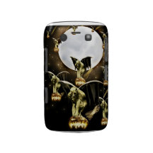 Messagers de Halloween Coques Blackberry