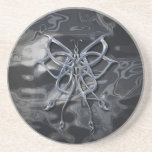 Métal celtique de papillon dessous de verres