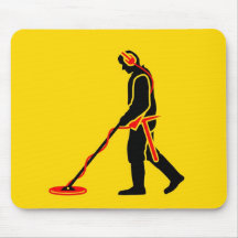 Métal détectant MousePad Tapis De Souris