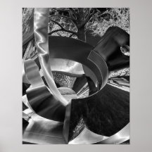 Métal tordu #1 - copie de beaux-arts poster