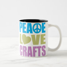 Métiers d'amour de paix tasses à café