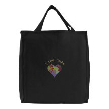 Métiers de coeur de patchwork sac