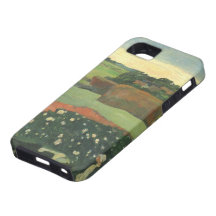 Meules de foin en Bretagne, gisement de pomme de t Coque iPhone 5 Case-Mate