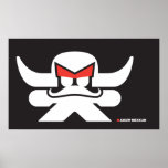 Mexicain fâché - noir/blanc posters